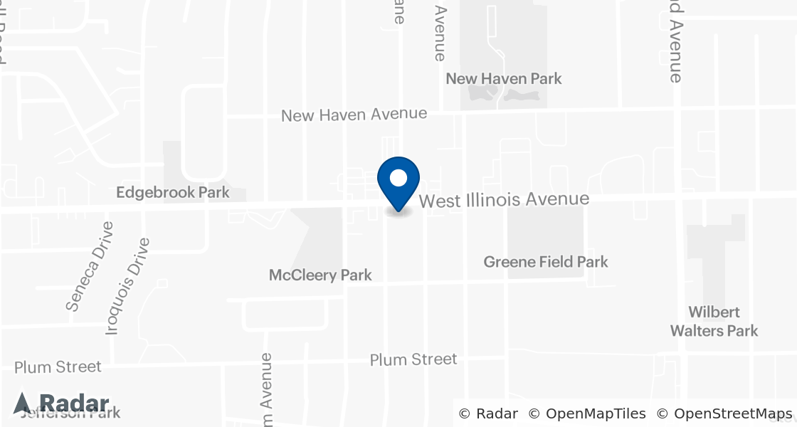 Map of Dairy Queen Location:: 918 W Illinois Ave, Aurora, IL, 60506-2702